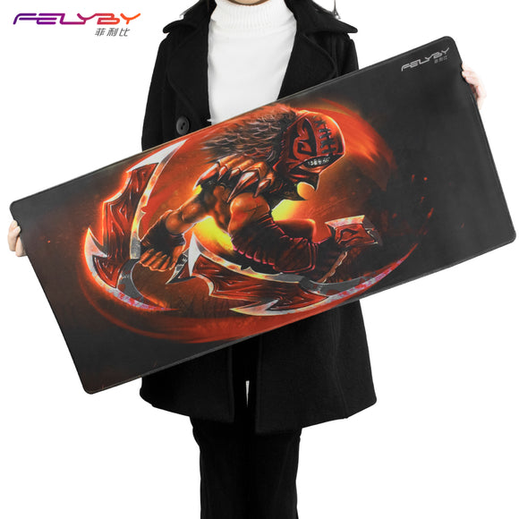 FELYBY thick comfortable natural rubber waterproof  mouse pad laptop mouse mat gaming CS gaming mouse  pad to Dote2