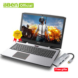 BBEN G16 laptop i7 7700HQ 15.6 inch gaming Notebook fast running 32GBRAM+512GB SSD+2TB HDD 1920x1080 FHD wifi IPS screen