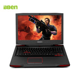 Bben 17.3" G17 Win10 Laptop Gaming Computer I7-7700HQ CPU NVIDIA GTX1060 6GB GDRR5 Vedio Card 32G Ram SSD/HDD WIFI BT4.0 RJ45