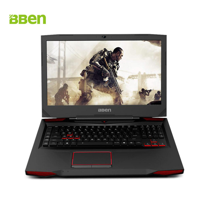 Bben 17.3" G17 Win10 Laptop Gaming Computer I7-7700HQ CPU NVIDIA GTX1060 6GB GDRR5 Vedio Card 32G Ram SSD/HDD WIFI BT4.0 RJ45