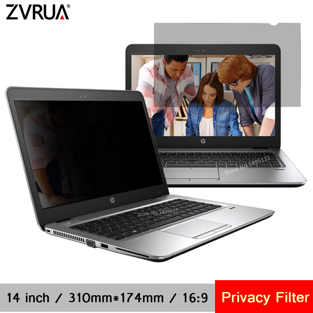 14 inch (310mm*174mm) Privacy Filter For 16:9 Laptop Notebook Anti-glare Screen protector Protective film Assessory