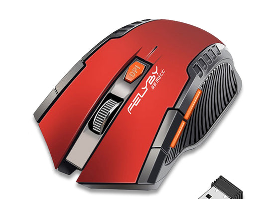 Hot Selling!!! FELYBY High Quality 2.4Ghz 2400DPI 6 buttons mice USB Wireless Optical Gaming Mouse for Computer Laptop