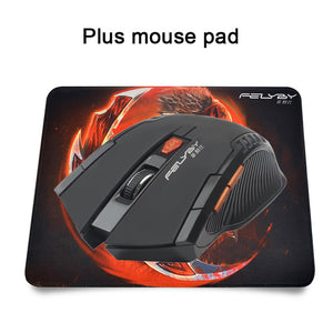 Hot Selling!!! FELYBY High Quality 2.4Ghz 2400DPI 6 buttons mice USB Wireless Optical Gaming Mouse for Computer Laptop