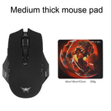 FELYBY Professional 6000DPI Wireless Optical Gaming Mouse for Computer Laptop Smart Dual Mode Mice 7 color Backlight Breathing